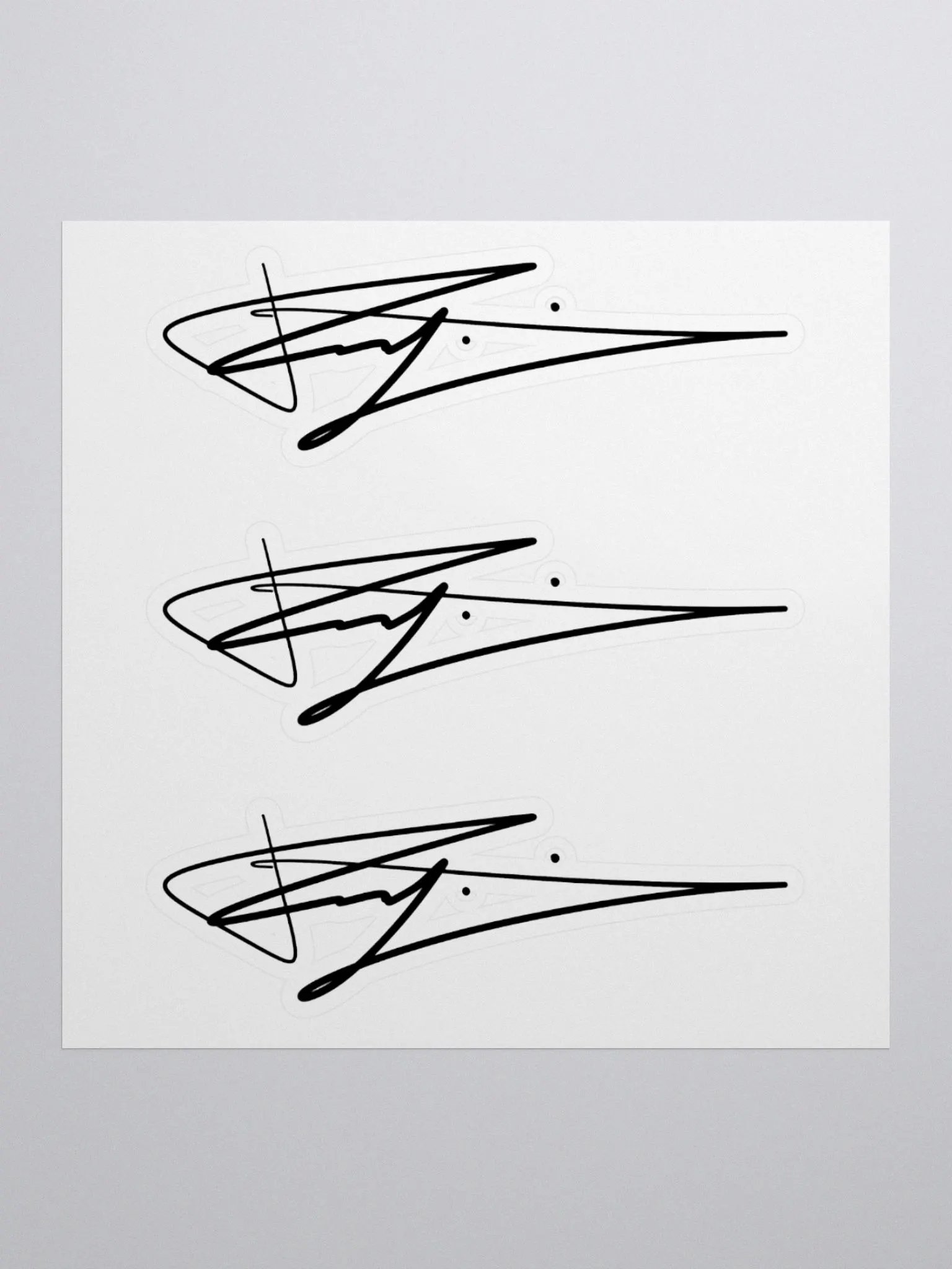 SIGNATURE STICKER 3-PACK product image (2)