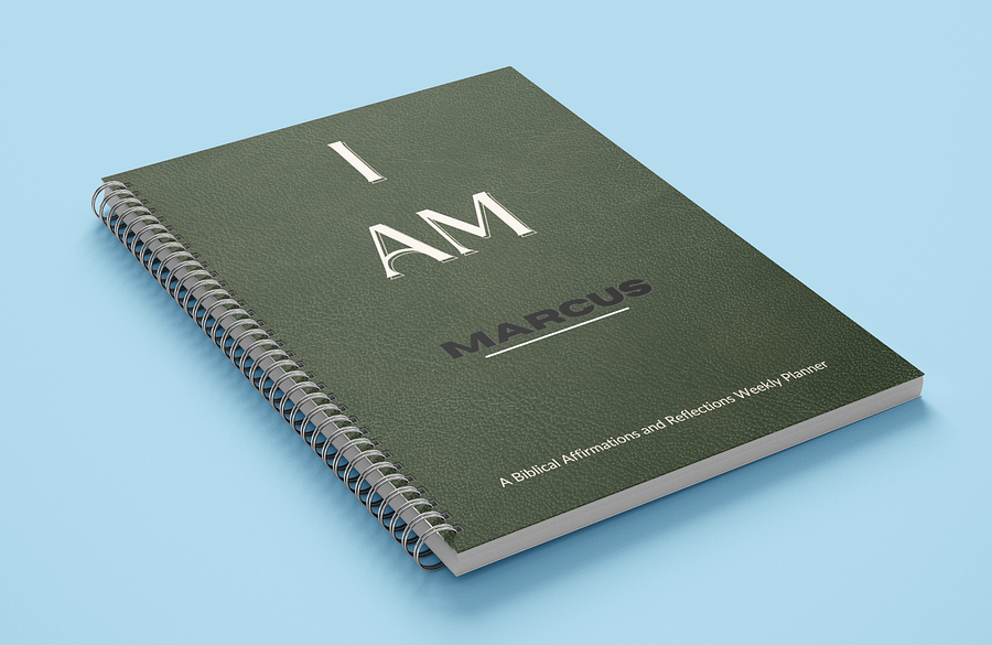 I AM : A Biblical Affirmations and Reflections Weekly Planner product image (4)