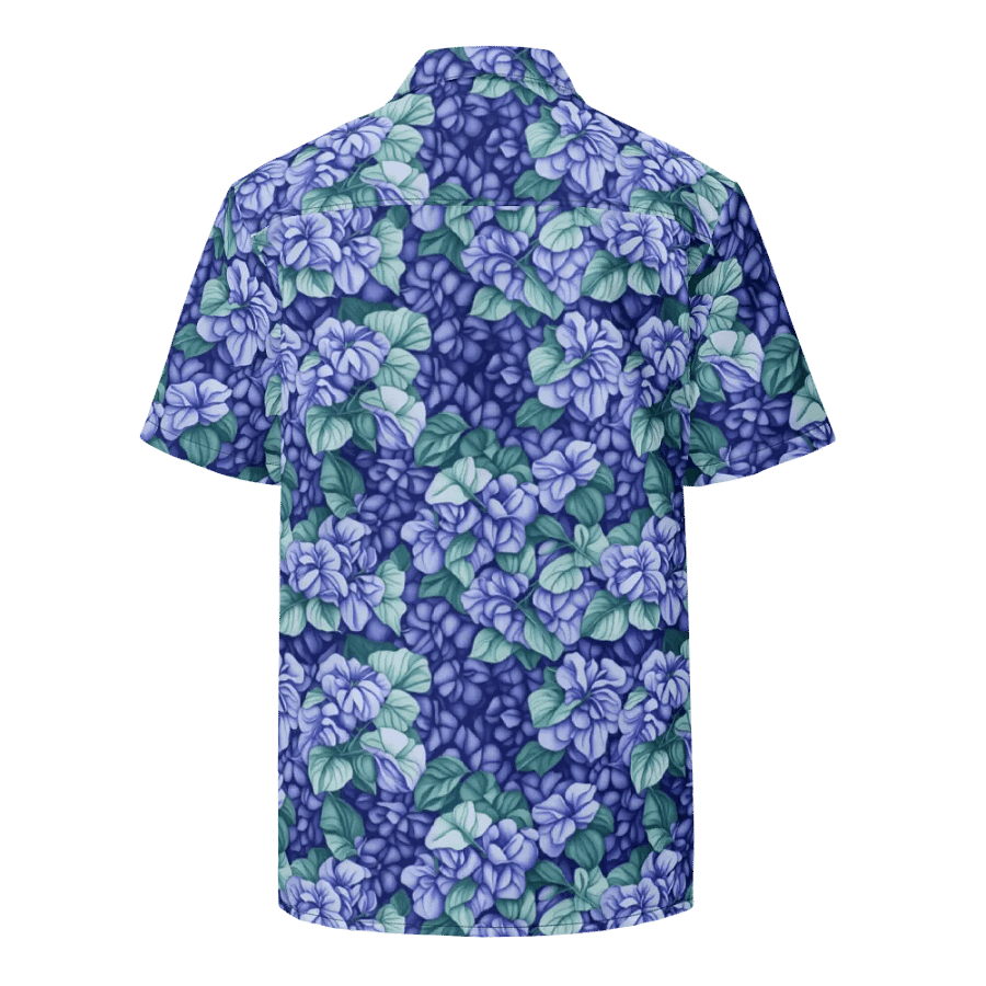 Floral Pattern Hydrangea Flowers Hawaiian Shirt product image (2)