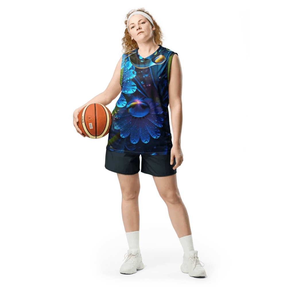 Kawaiikitten Exclusive Premium DewDrop Basketball Sports Sleeveless Jersey product image (6)