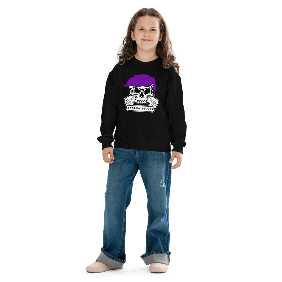 Enigma Nation Gildan Youth Crew Neck Sweatshirt (PRINTED) product image (6)