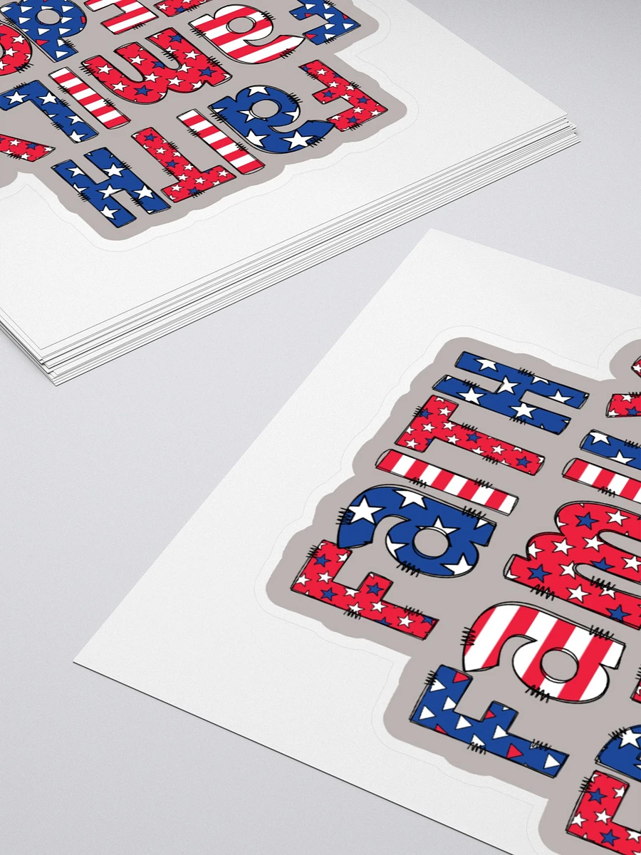 Faith, Family, Freedom Patriotic Sticker product image (4)