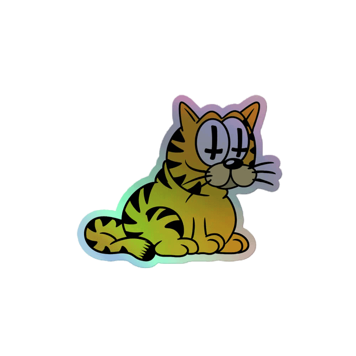 Startle Cat-Holographic Sticker product image (2)