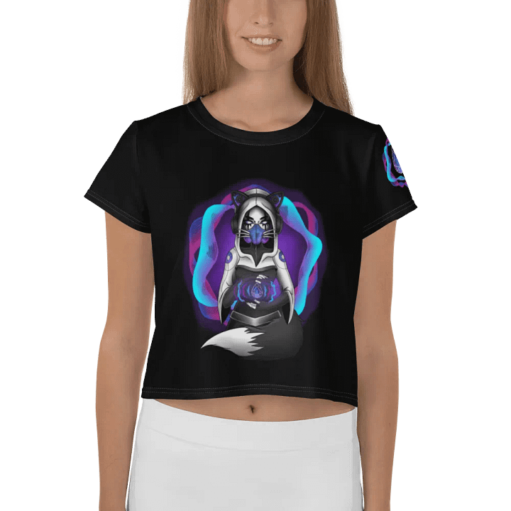 Galactic Waves Cropped T-Shirt product image (1)