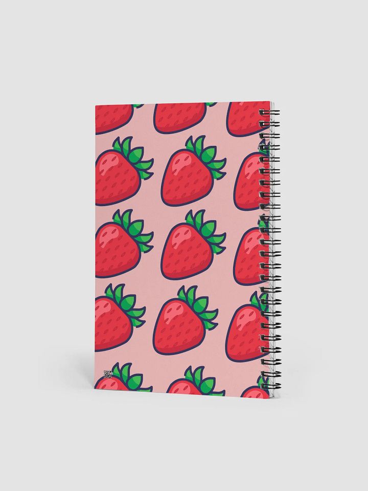 Strawberry Spiral Notebook Red product image (2)