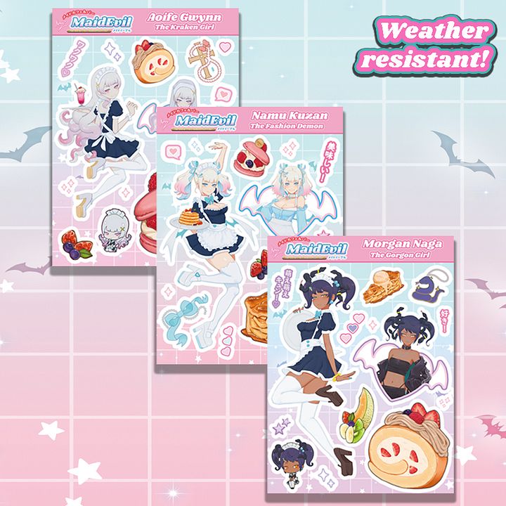 MaidEvil Stickersheets product image (1)