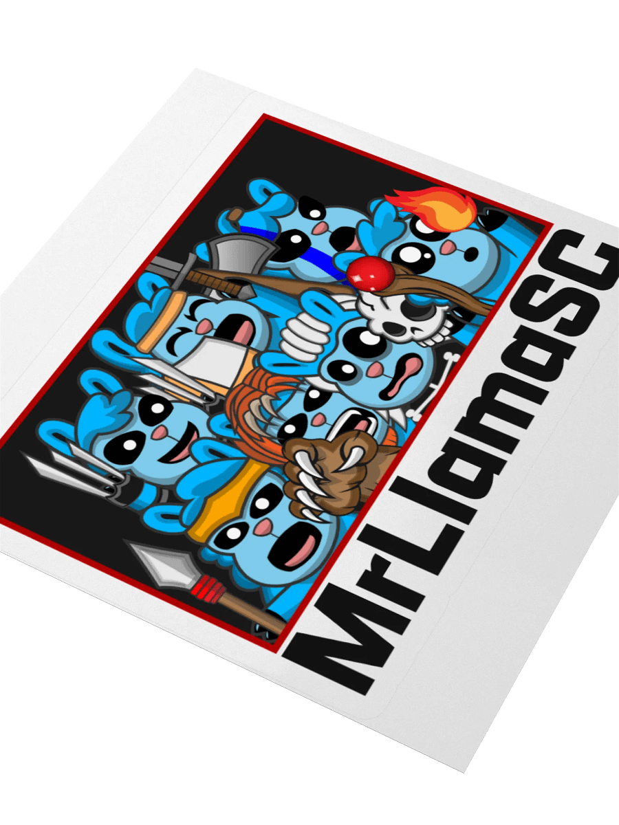 MrLlamaSC Llama Family Family Sticker product image (3)