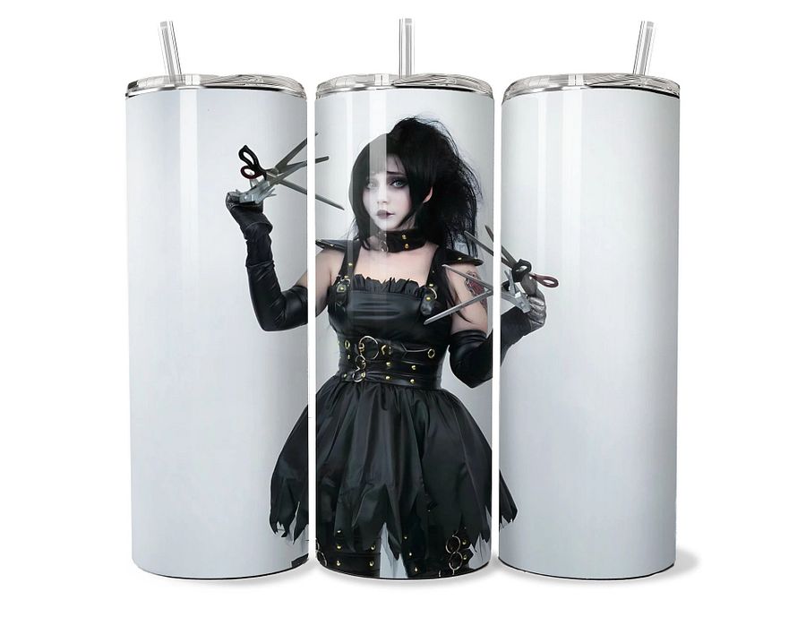 JuicyJinxs Cosplaying Edward Scissorhands Tumbler - 20oz Stainless Steel product image (1)