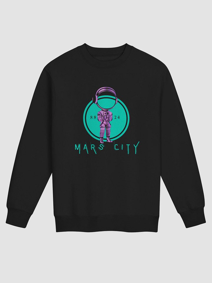 Mars City Neon Graffiti Circle Logo Front Sweatshirt product image (1)
