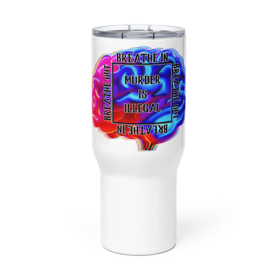 Breathe Travel Mug with a Handle product image (1)