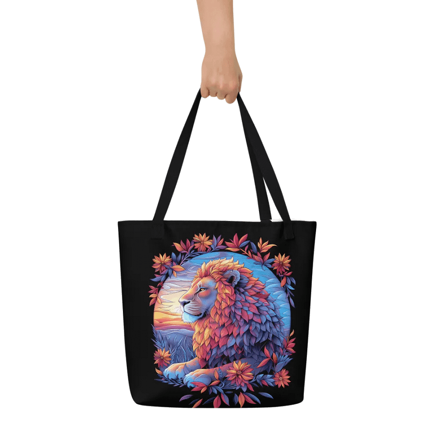 Lion Wildlife Tote Bag product image (9)