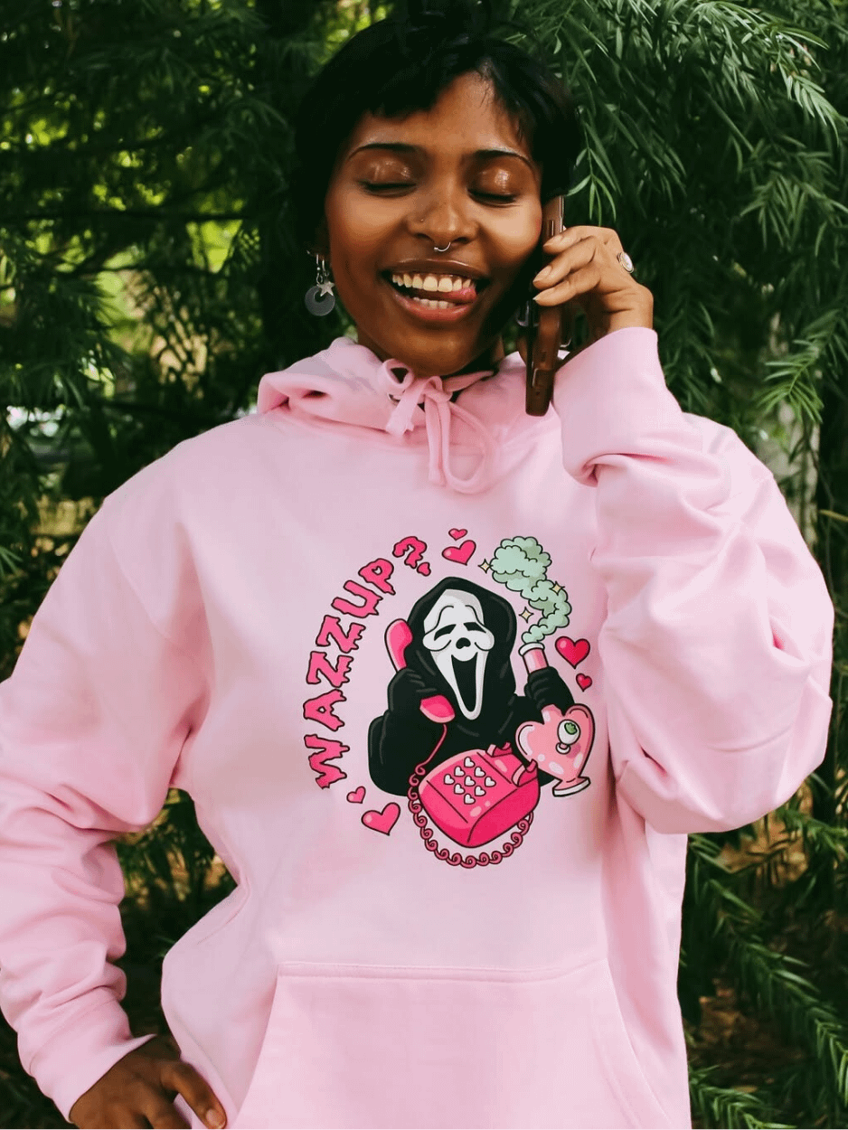 Ghostly WAZZUP? Hoodie product image (2)