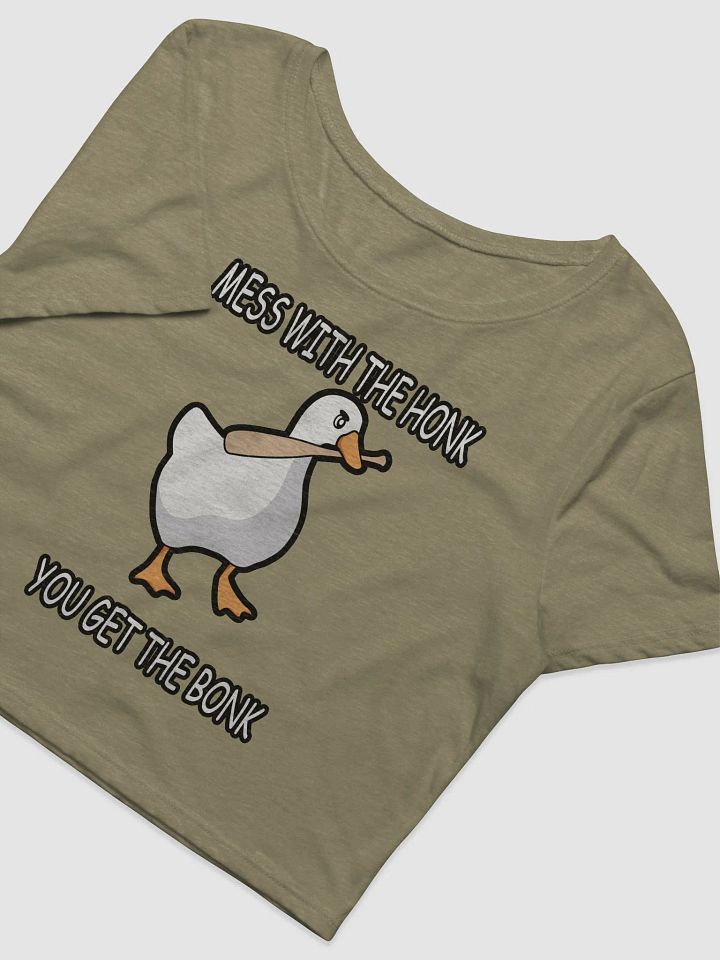Bonk Goose Women's Cropped T-Shirt product image (2)
