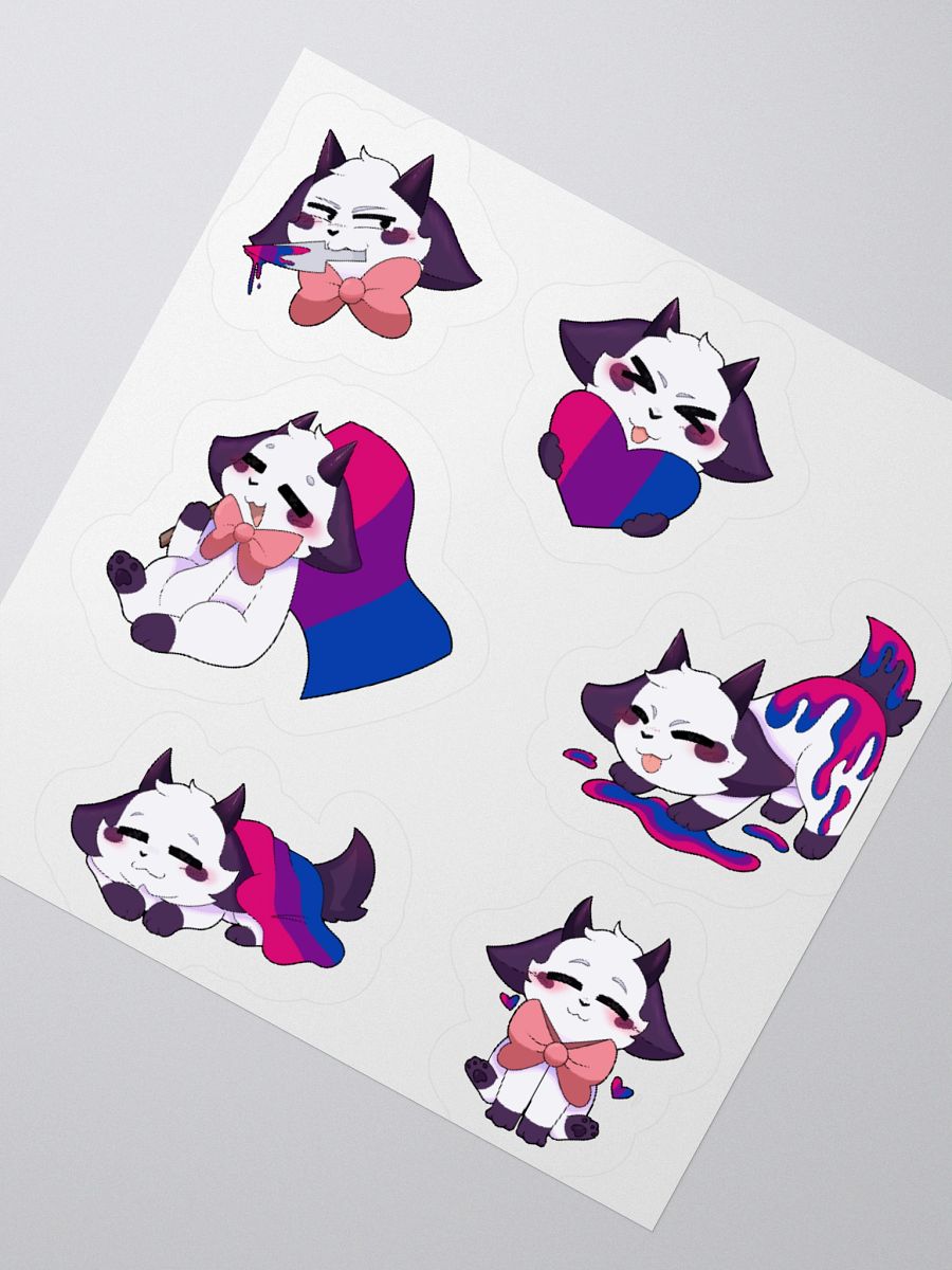PRIDE/Bisexual Sticker sheet product image (2)