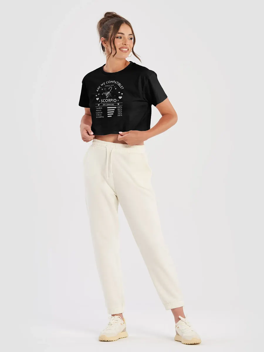 Scorpio Zodiac Sign Romantic Compatibility - AS Colour Women's Premium Crop Top product image (2)
