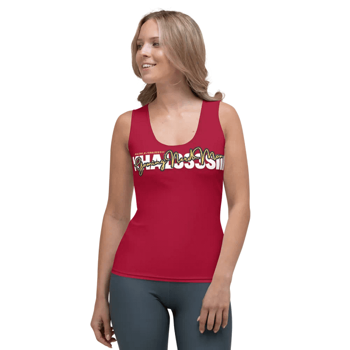 Khal333siii Brand - Gaming Nerd Mom Tank (red) product image (1)