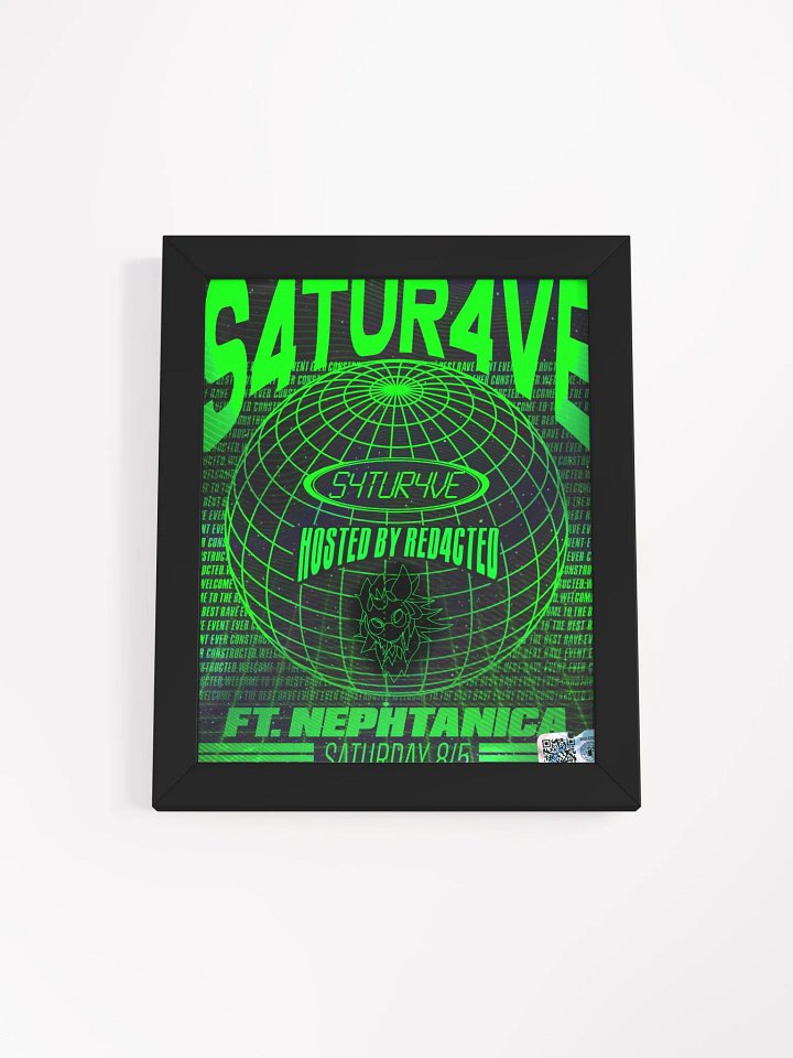 (Limited Run!!!) S4TUR4VE Year (And two month late) Anniversary Poster product image (1)