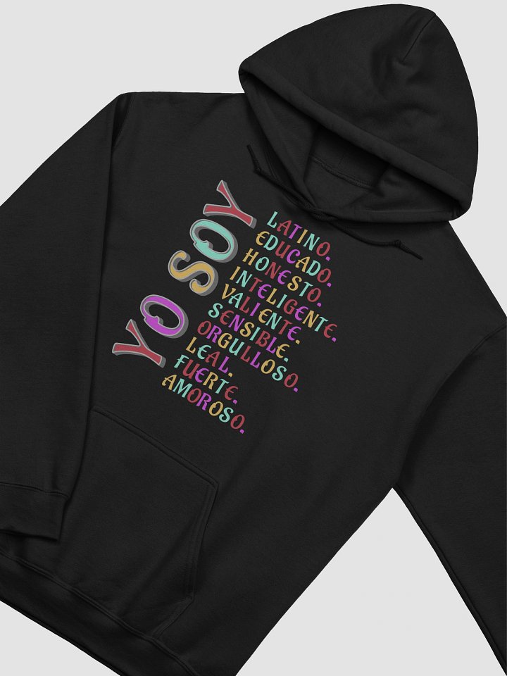 Yo Soy I Am Positive Adjectives Hoodie product image (24)