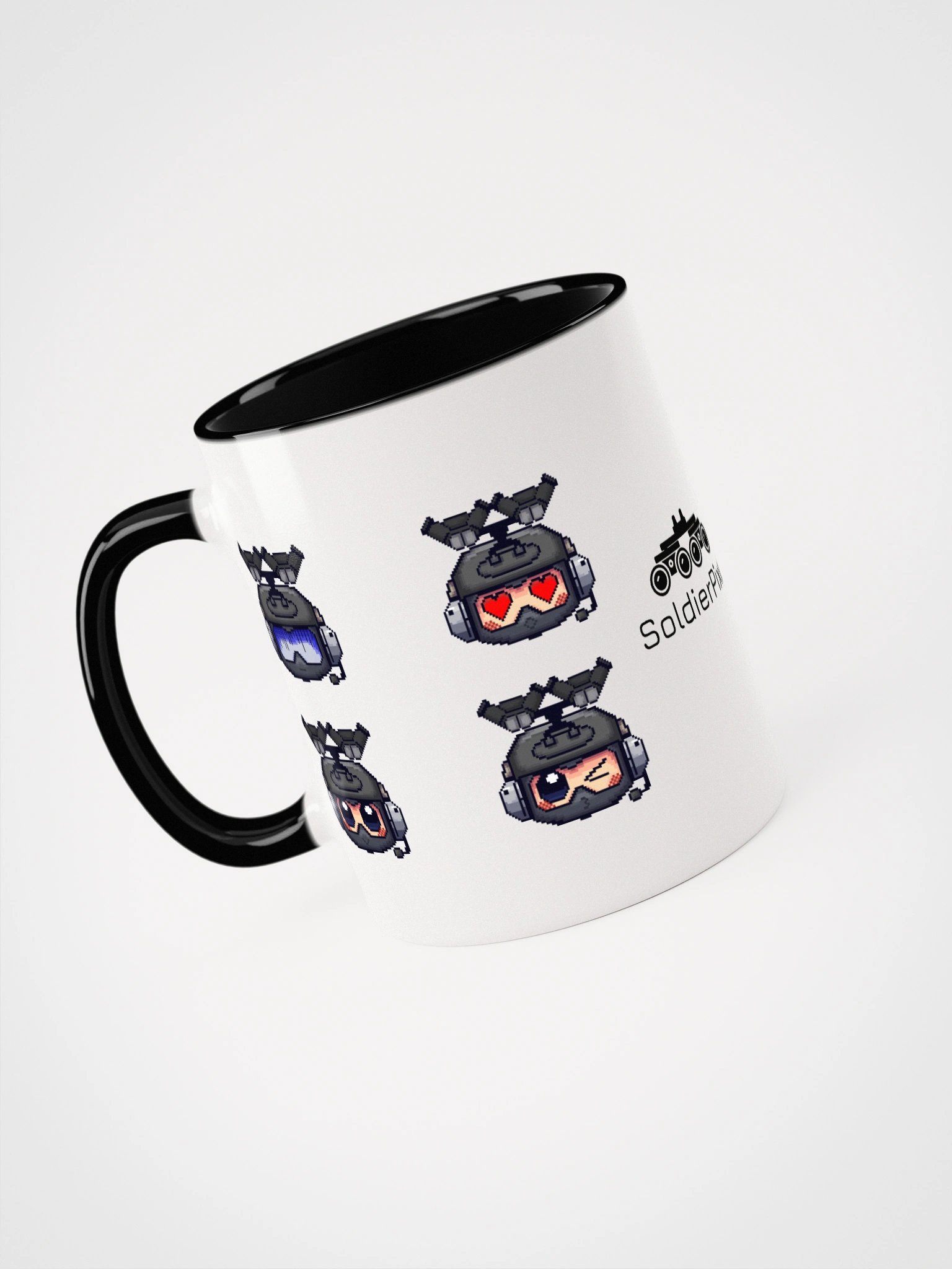 Ceramic Colored Mug With Pixy By TikTok Creator SpSoldierPixel product image (18)