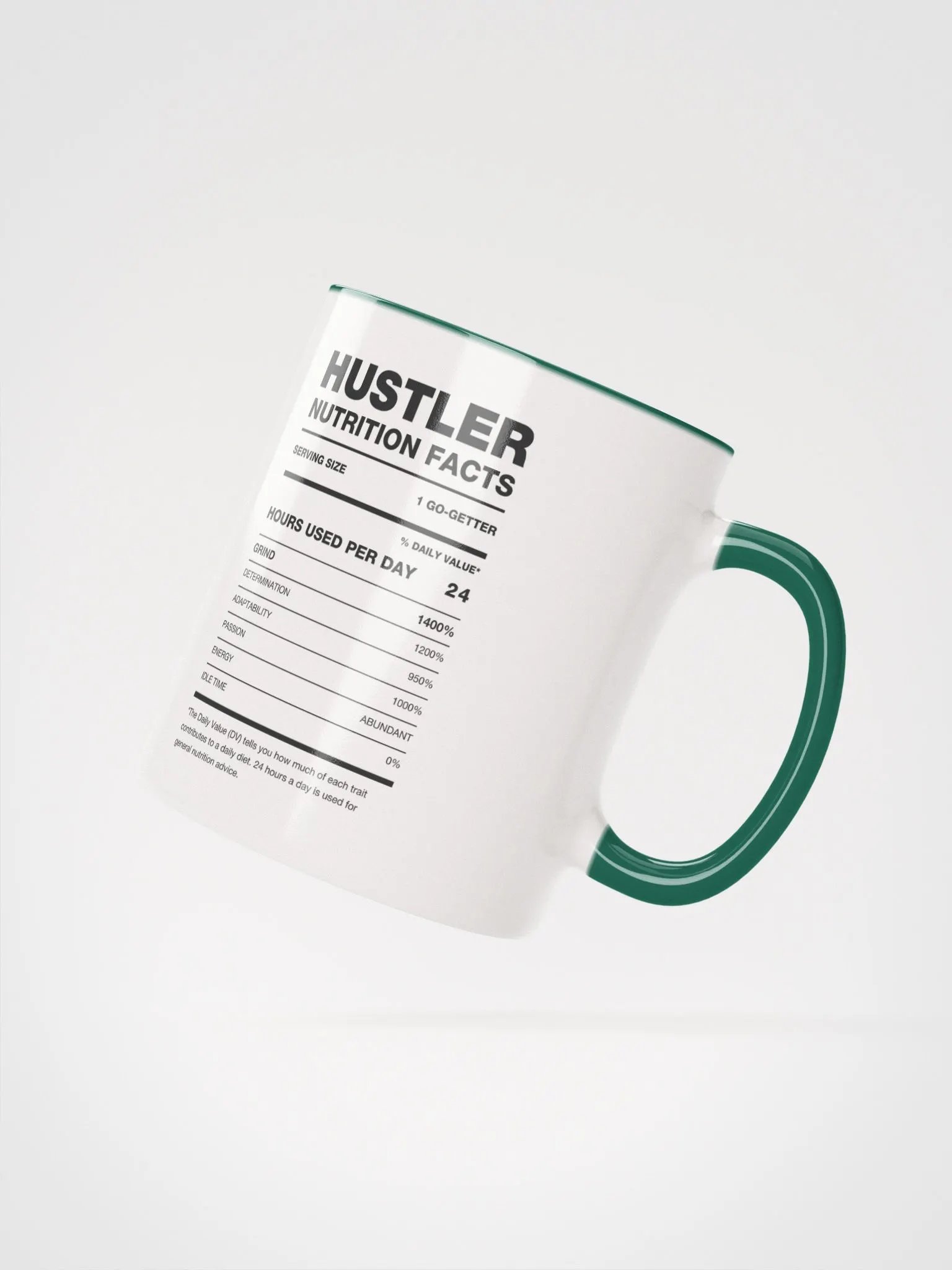 HUSTLER Nutrition Facts Ceramic Mug product image (3)