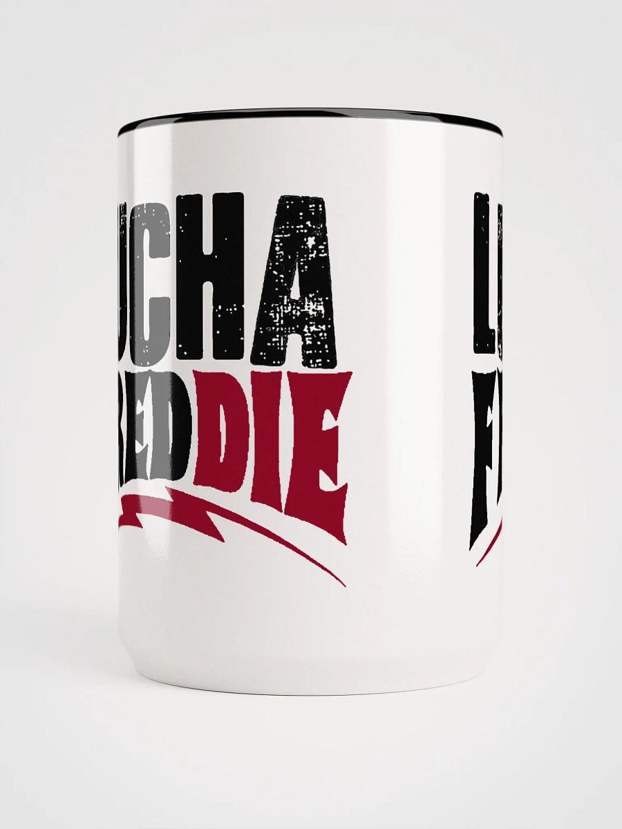 LuchaFredDIE logo mug product image (5)