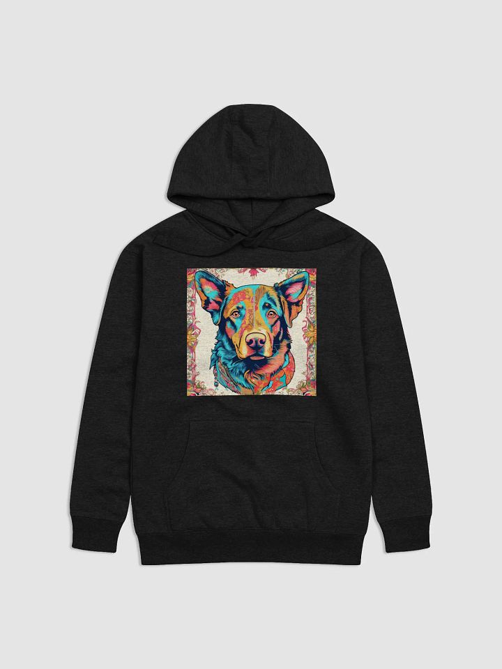 Vibrant Dog Portrait Unisex Hoodie product image (8)