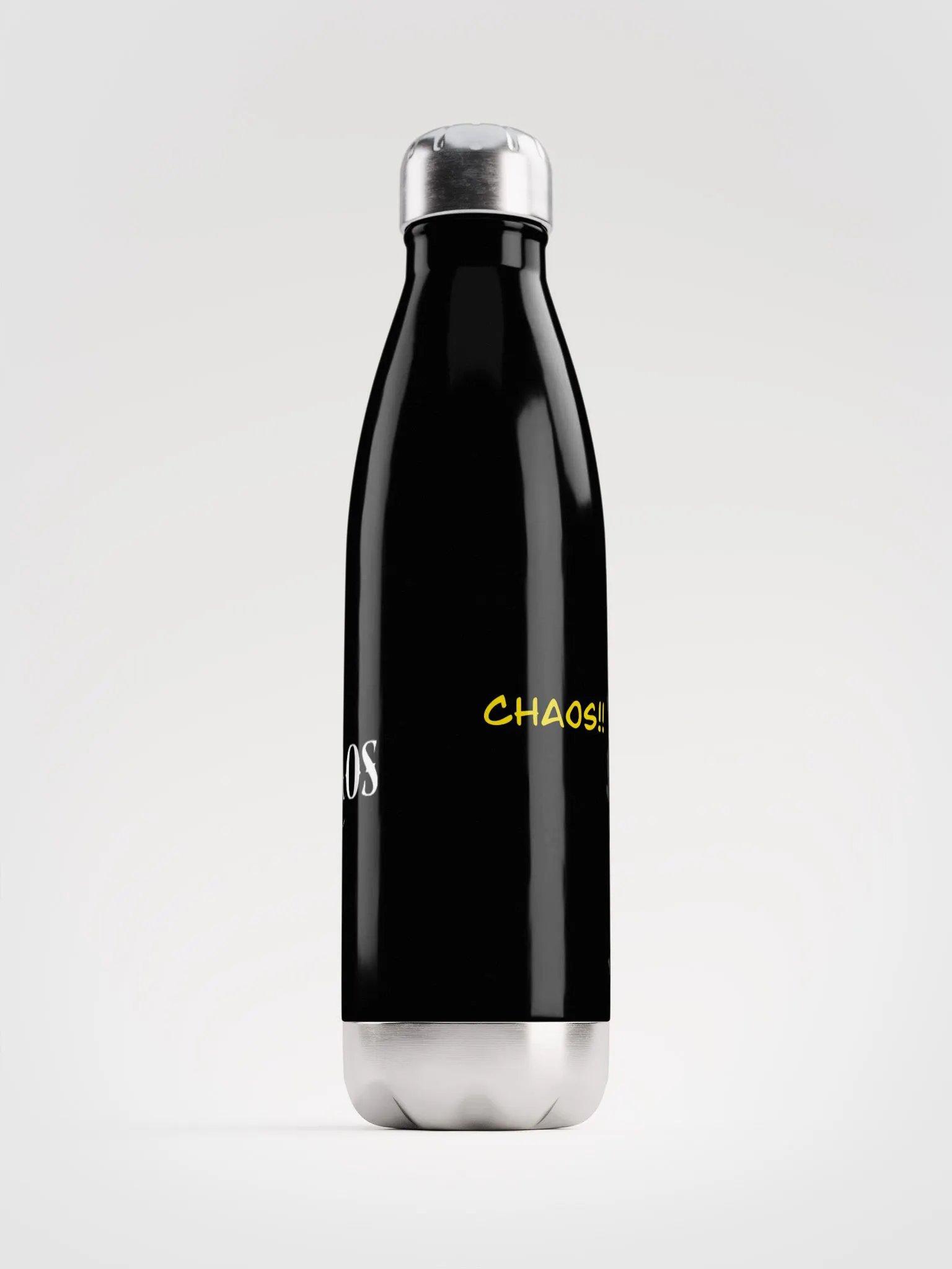 Chaos Time Stainless Steel Water Bottle product image (1)