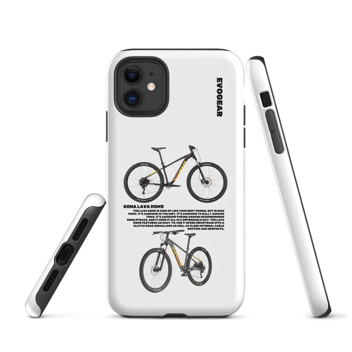 White Kona Lava Dome iPhone Case product image (1)