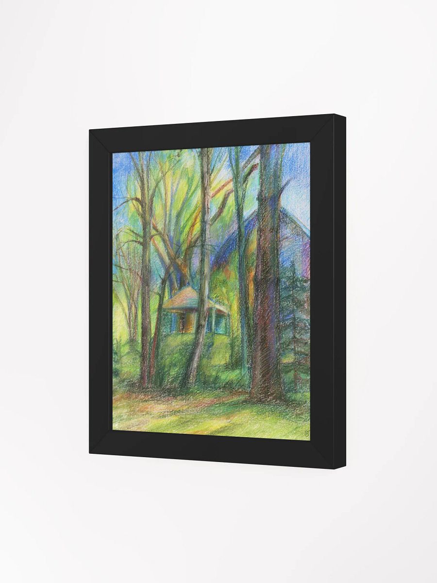 Impressionist Forest Escape Framed Poster - Summer House product image (15)