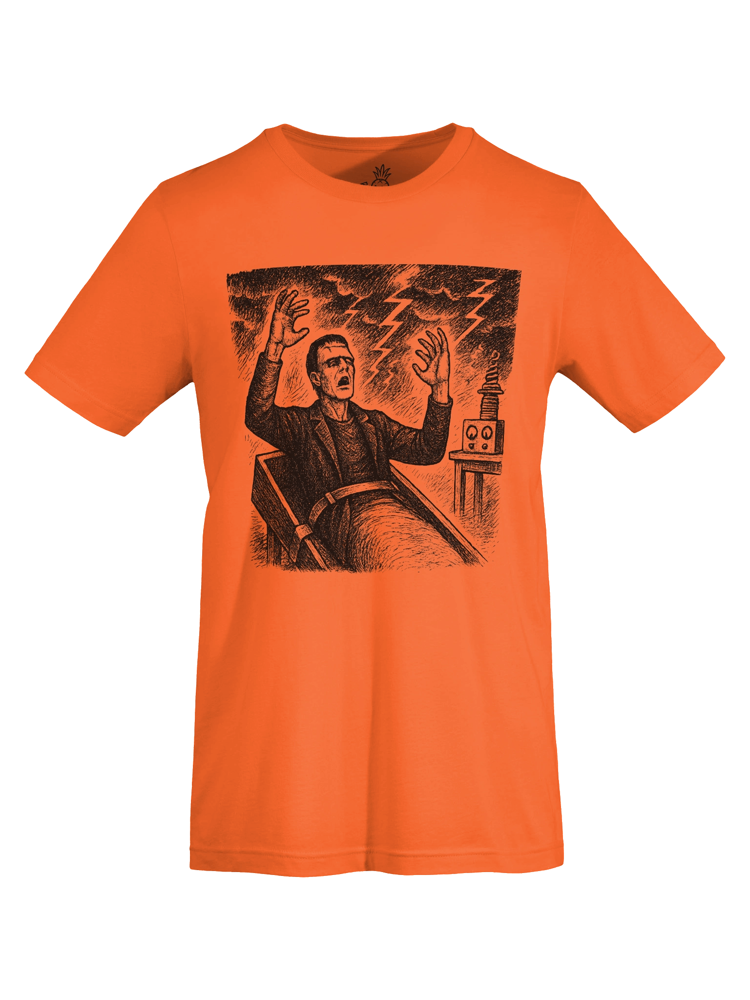Frankenstein Awakens in the Laboratory Unisex T-Shirt product image (73)