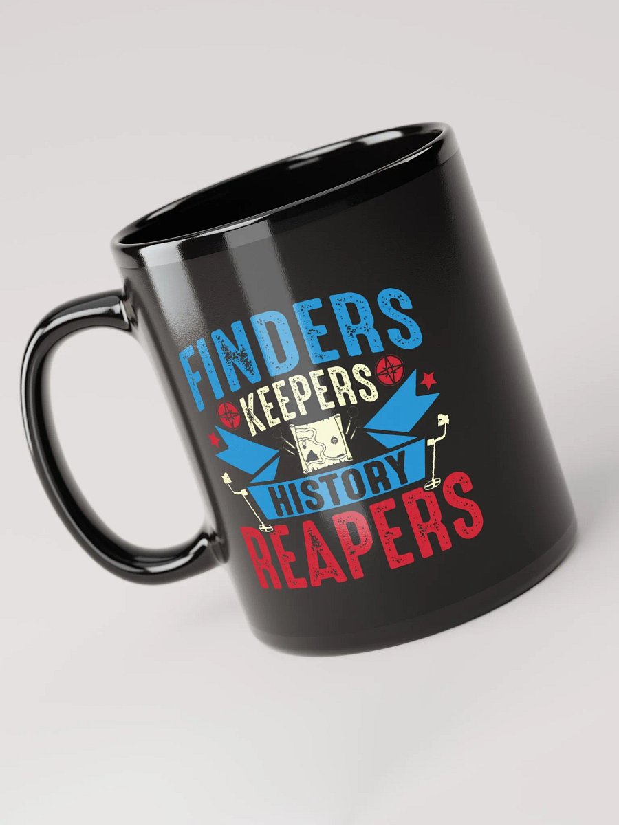Finders Keepers Crest Black Mug product image (6)