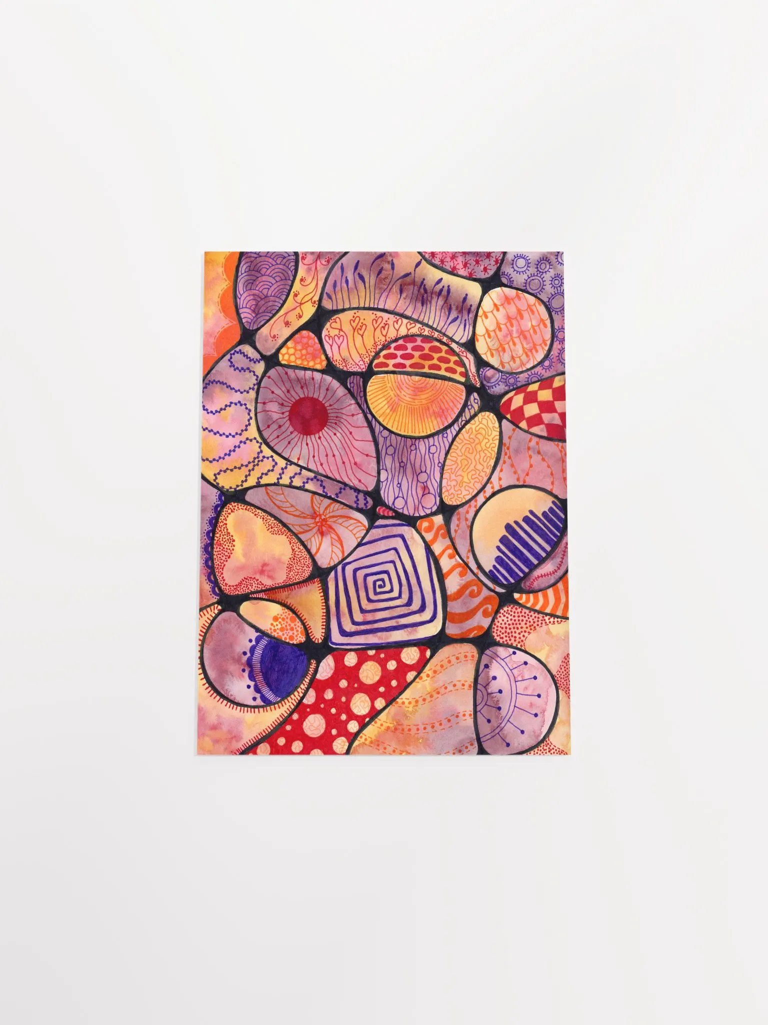 Neurographic Abstract Shapes Poster product image (12)