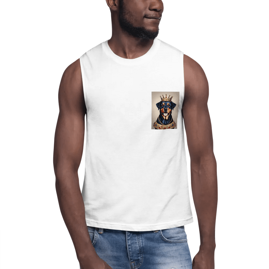 Royal Rottweiler Crowned Muscle Tank product image (7)