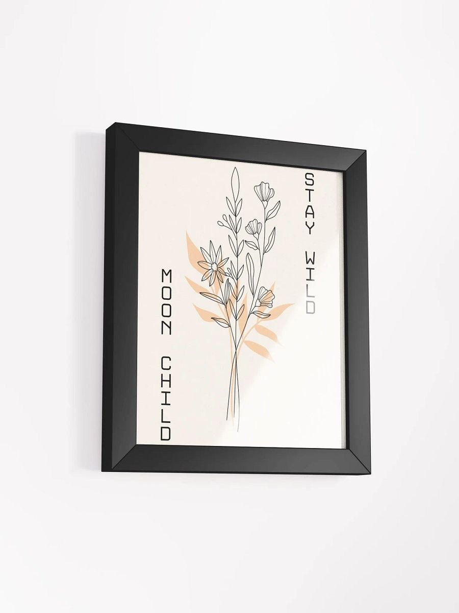 Minimalist Floral Line Art – Framed Elegant Wall Decor for Modern Homes product image (2)