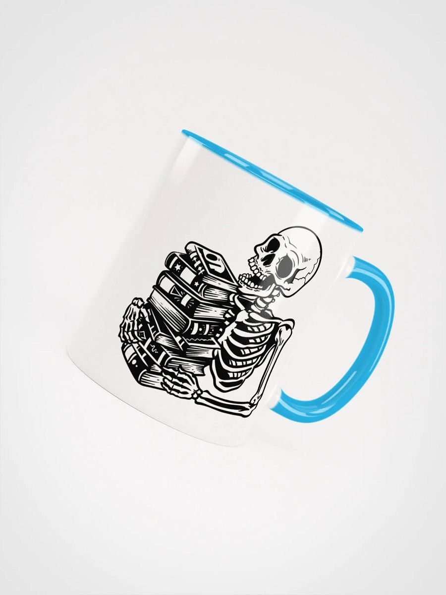 Skull Bookish Ceramic Mug product image (4)