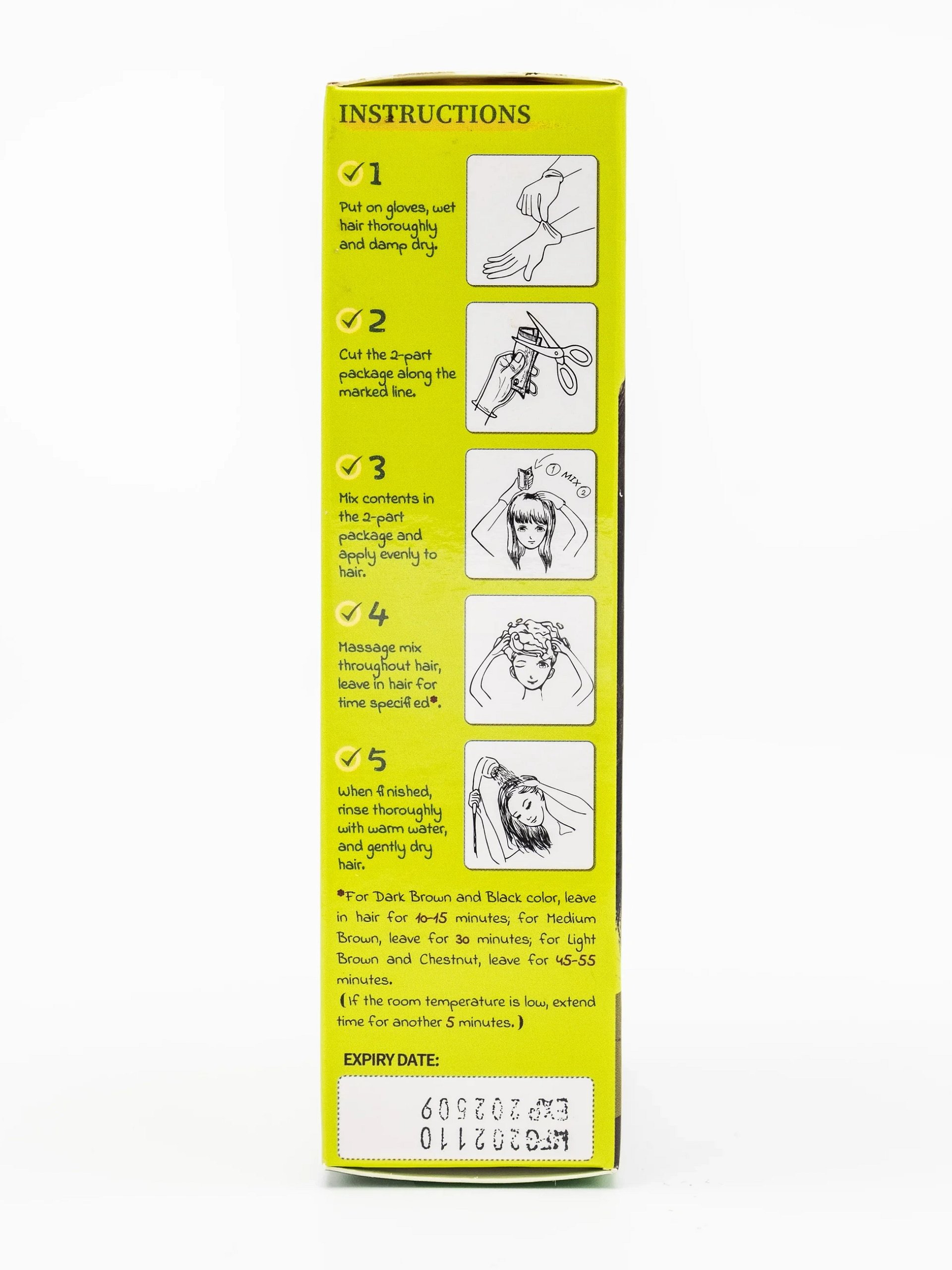 珍黑植物染髮護髮乳四盒送馬油一盒 product image (7)