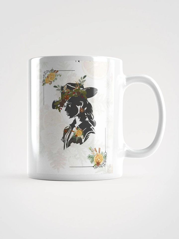 Nature Cowgirl Cup, Country Western Christmas Mug, Winter Solstice, Rustic Christmas Charm product image (1)