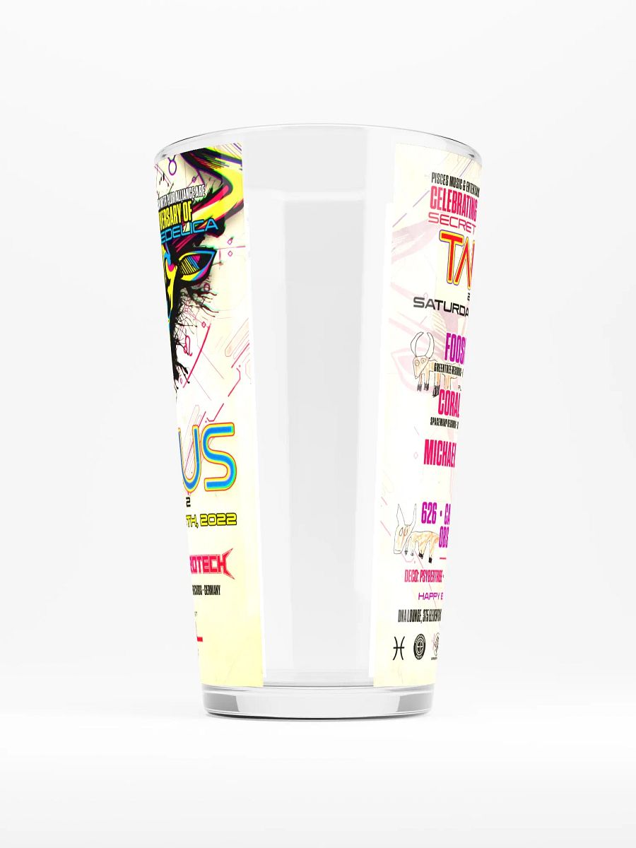 Taurus 2022 Shaker Pint Glass product image (5)