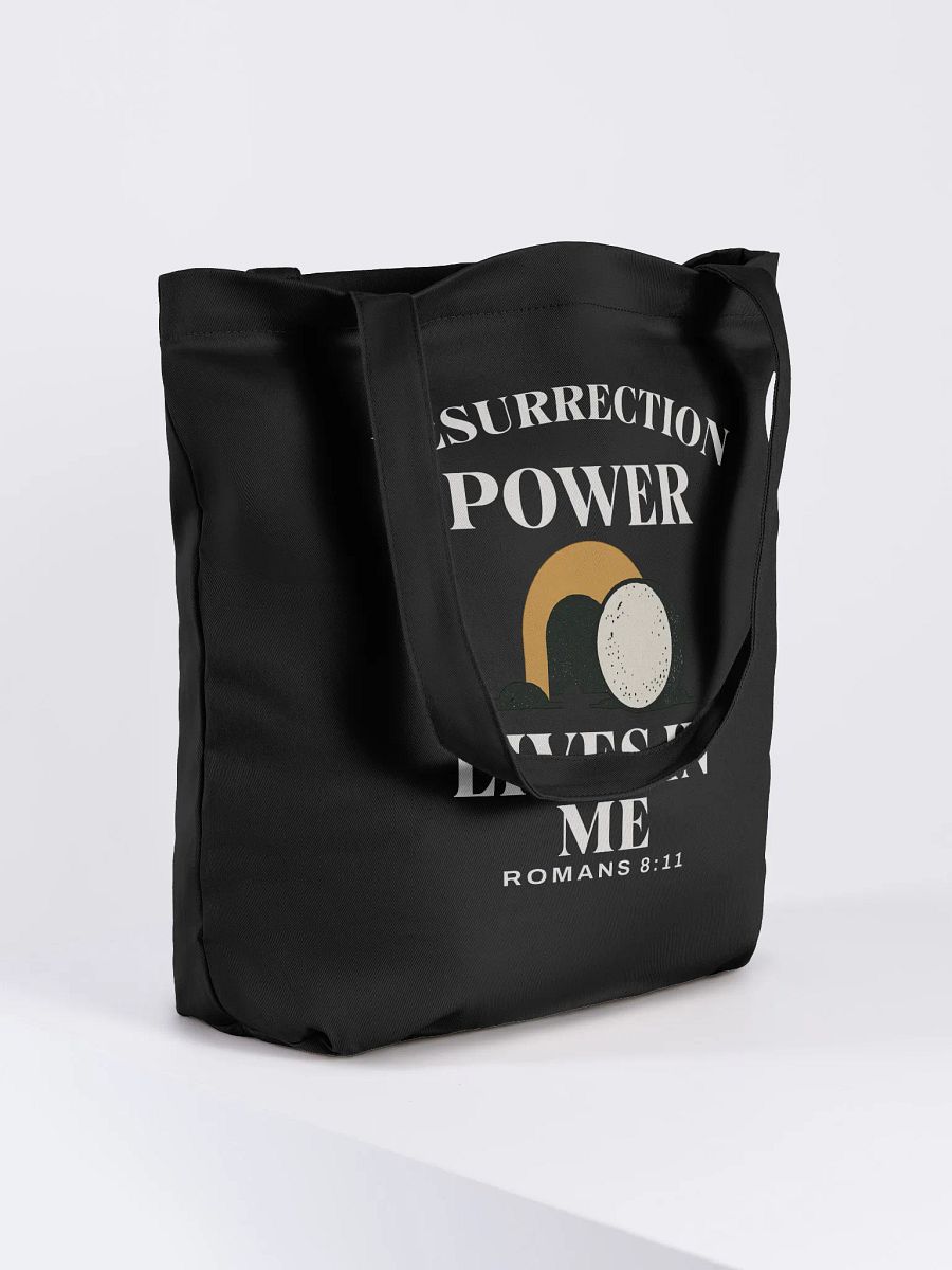 Resurrection Power Lives in Me – Christian Faith Tote Bag product image (4)