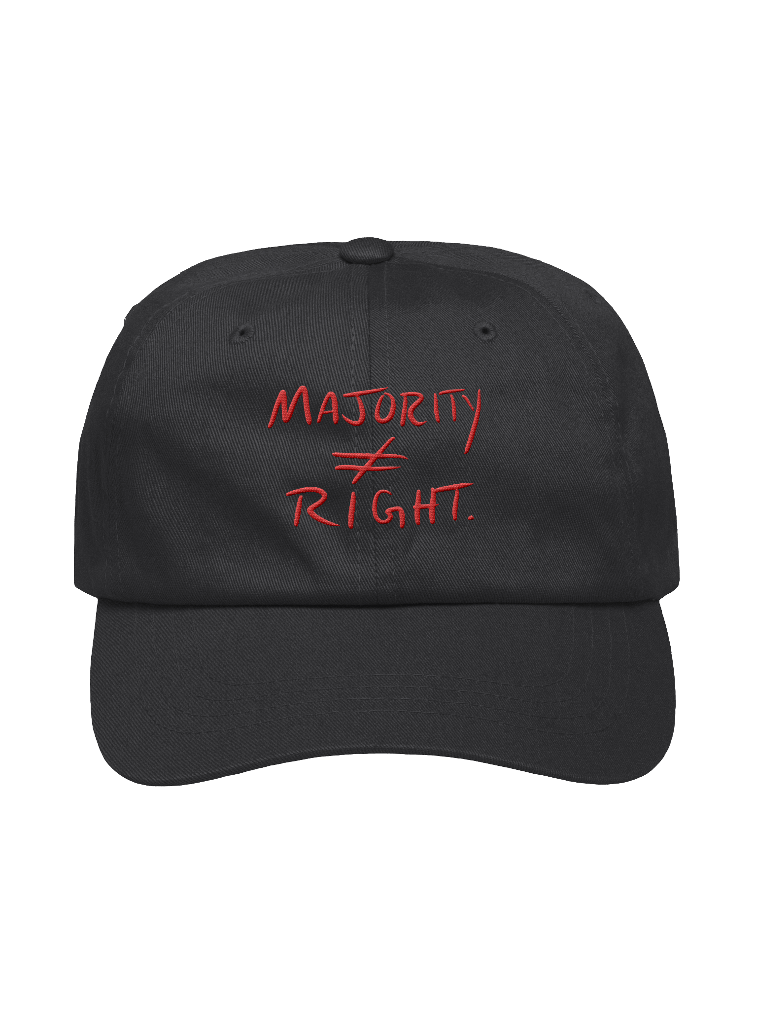 Majority ≠ Right dad hat product image (2)