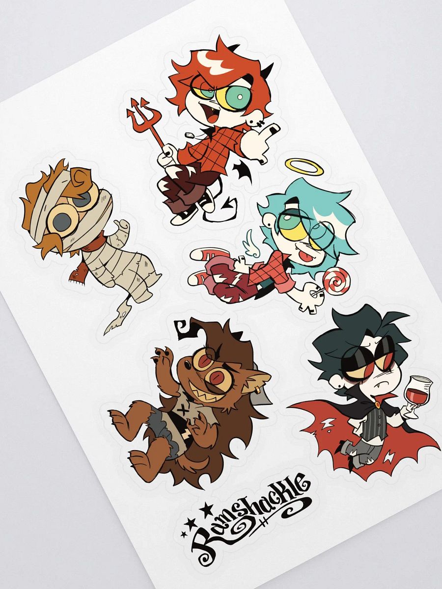 Ramshackle Halloween Sticker Sheet [SEASONAL] product image (1)