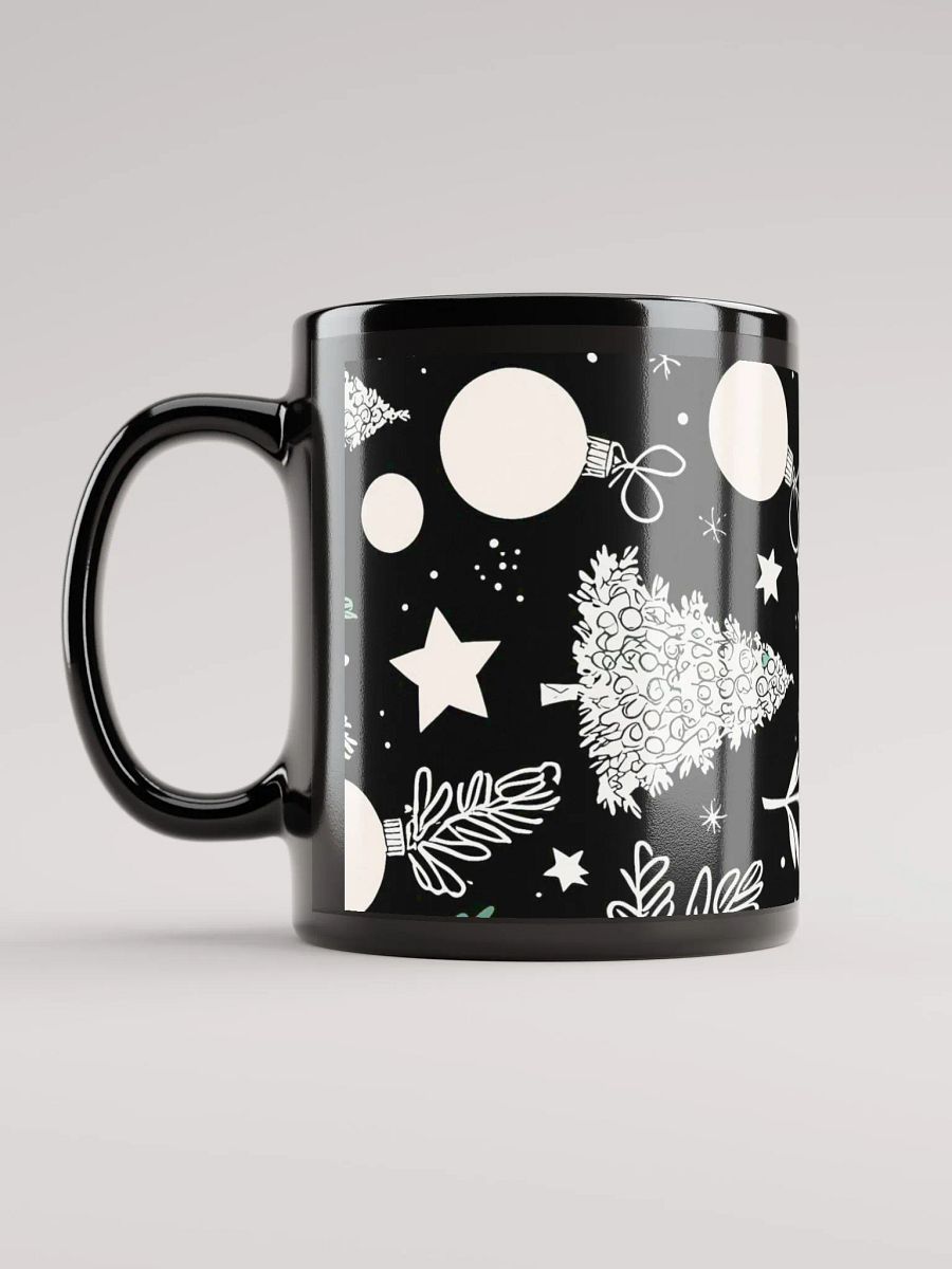 Holiday Magic Black Glossy Mug product image (4)