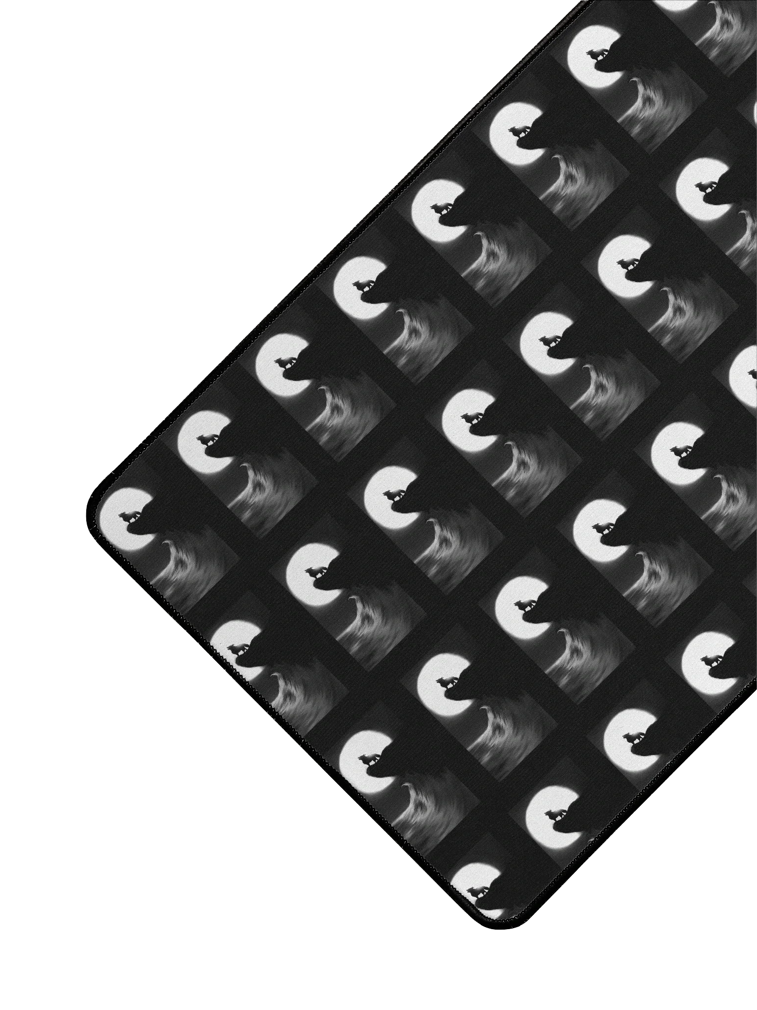 Wolf Silhouette Desk Mat 15.5" x 31.5" product image (3)