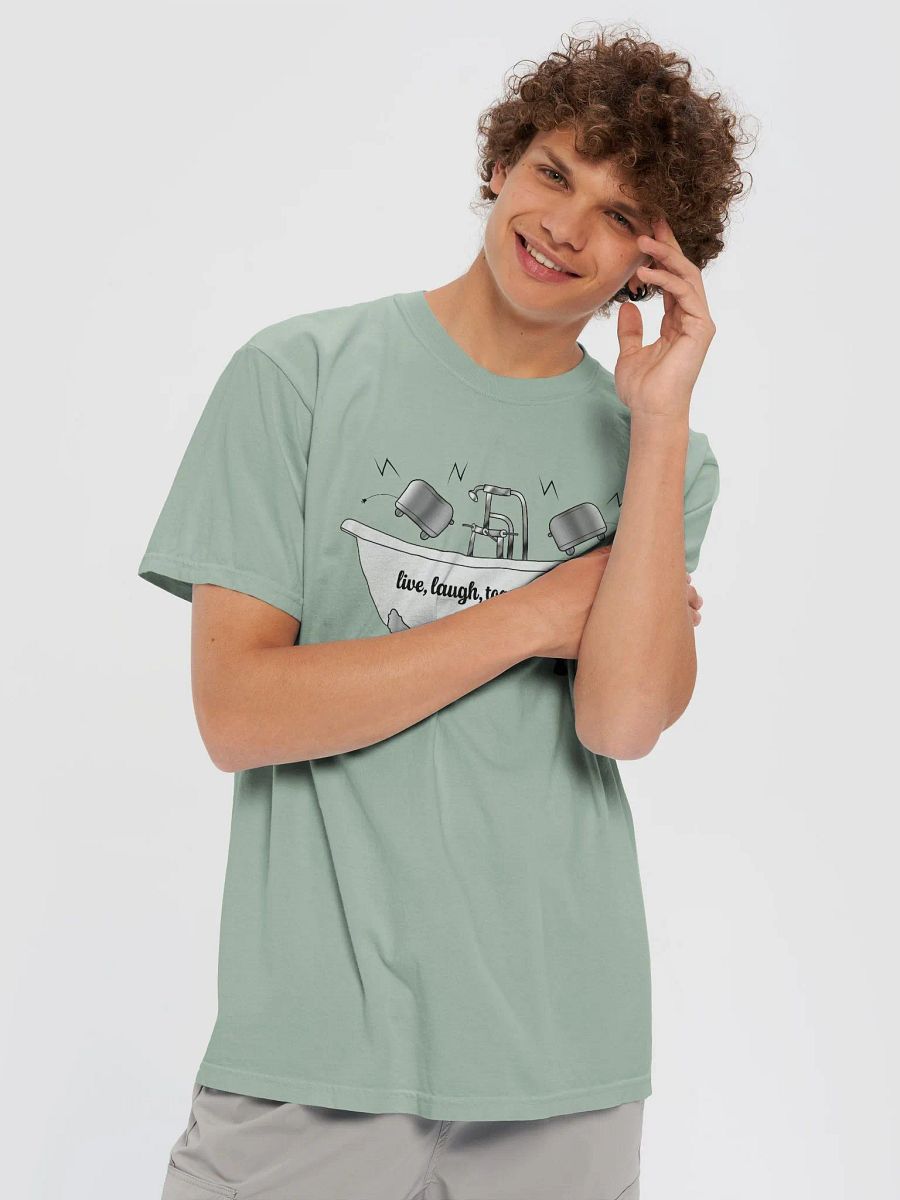Live, Laugh, Toaster Bath T-Shirt product image (54)