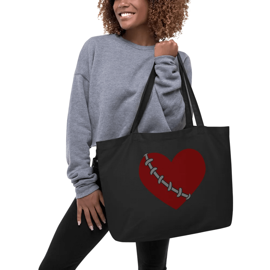 Stitched Heart Tote product image (5)