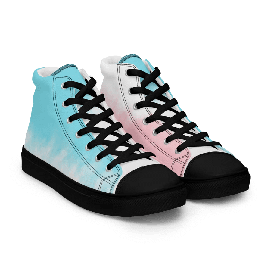 Pastel Dreams High Top Canvas Shoes product image (12)