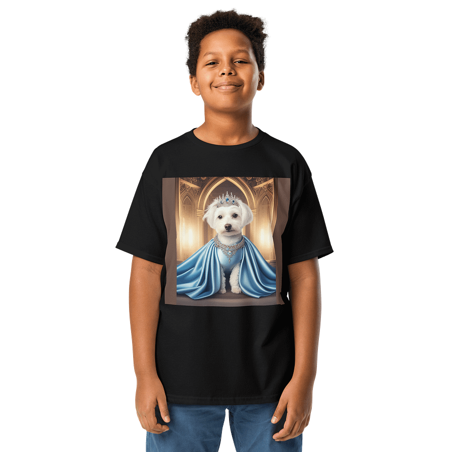 Regal Pup in Blue – Royal Dog Portrait product image (1)