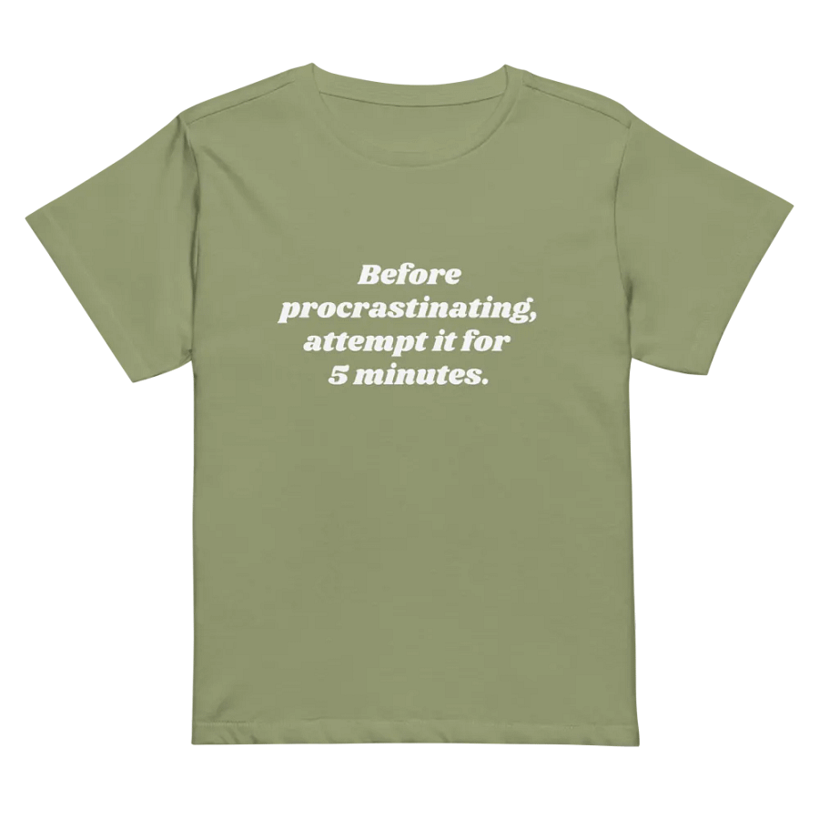 Women's 5-Minute Rule Tee product image (32)
