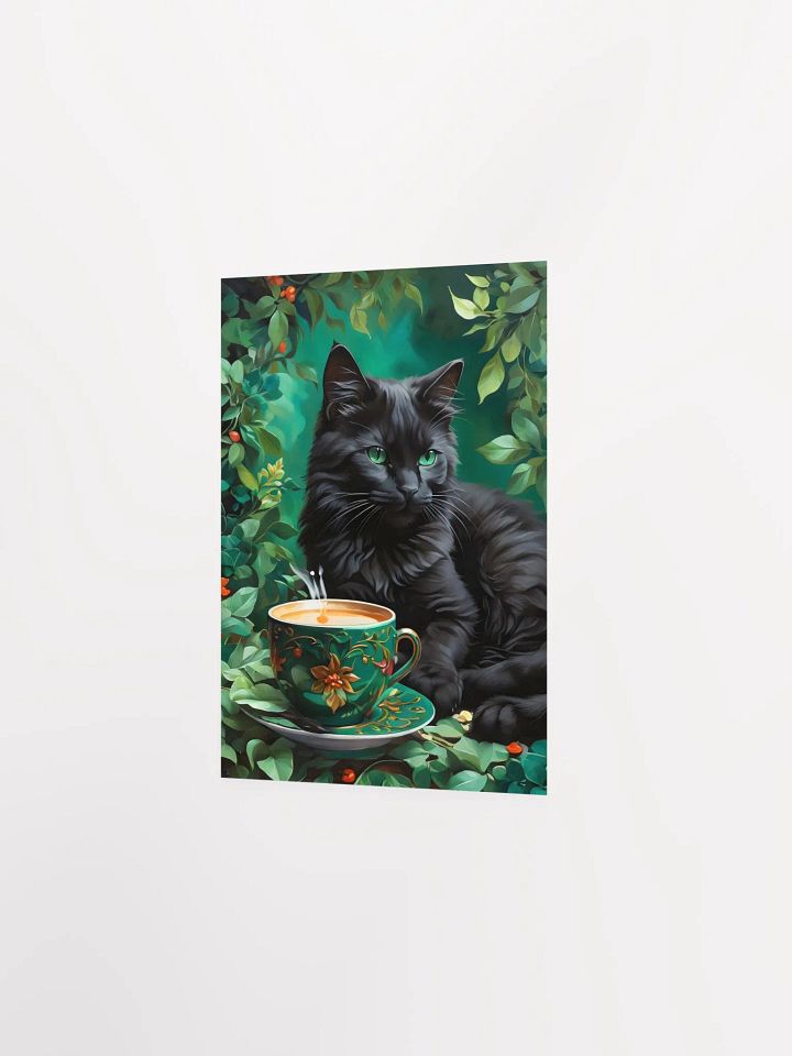 Cat & Tea Tranquility Poster product image (7)