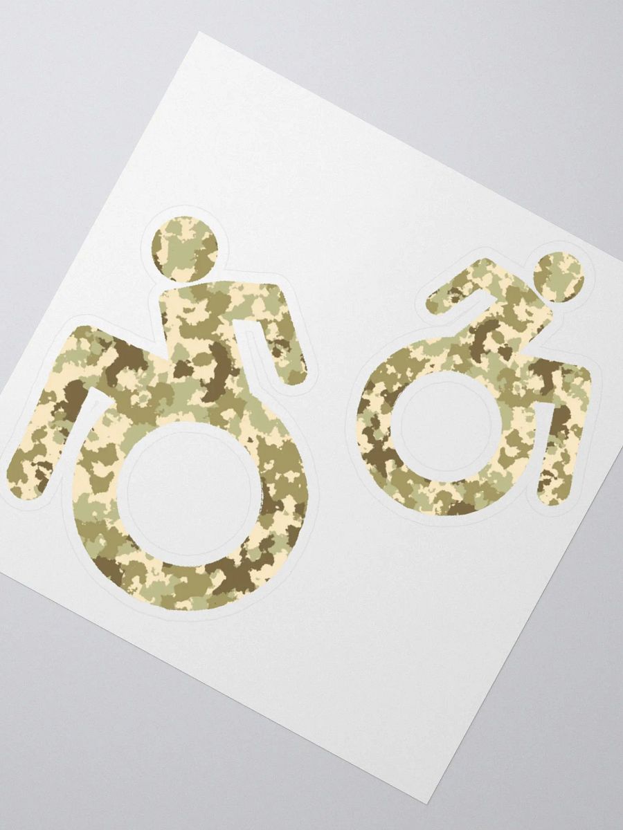 Wheelie, Desert Camo Sticker Sheet product image (2)